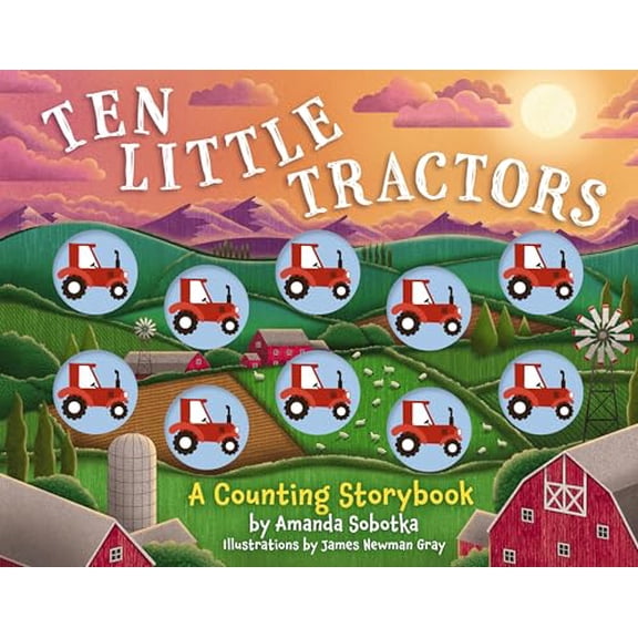 Pre-Owned Ten Little Tractors: A Counting Storybook (Board book) 1400346134 9781400346134