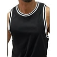 thumbnail image 2 of Cilcicy Jersey Clorblock Undershirts Sleeveless Tank Top Men, 2 of 4