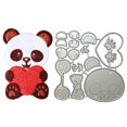 thumbnail image 2 of Troqueles de corte de metal con forma de oso, plantillas para scrapbooking, troqueles para tarjetas, álbumes de relieve, 2 of 4