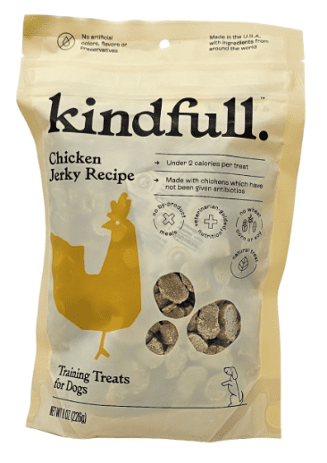 Kindfull Chicken Jerky Training Treats for Dog, 8 Ounce (Pack of 2)