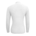 thumbnail image 5 of Fgnfyis Women Solid Color Half Turtleneck Button Down Sweater Top for Autumn Winter Warmth White L, 5 of 5