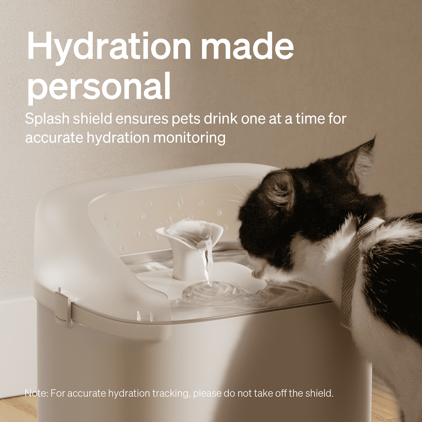 PETLIBRO Multi Cats Water Fountain, RFID Smart APP Monitoring, Large Capacity 101oz/3L, Automatic Cat Water Dispenser