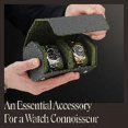 thumbnail image 2 of Funda de reloj QWATCHBANDS de piel para hombre Hexagon Singl, 2 of 3