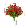 thumbnail image 3 of Artificial Violet Eucalyptus Ground Plug Tree - 26.77 Inch Plastic Greenery for Patio, Garden, and Outdoor Decor, 3 of 7