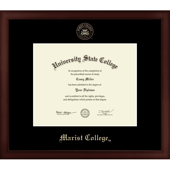 Marist College Diploma Frame, Document Size 10" x 8"