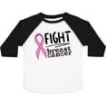 thumbnail image 3 of Inktastic Fight Breast Cancer Pink Ribbon Boys or Girls Toddler T-Shirt, 3 of 5