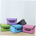 thumbnail image 5 of ELAYARD 1Set Clothes Storage Box Pink Foldable Organizer with Lid Breathable Material, 5 of 6