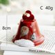 thumbnail image 3 of Adornos colgantes de hierro para decoración navideña de Papá Noel pintado retro para colgar en el árbol de Navidad, juguetes, decoración de Año Nuevo, regalo para niños, 3 of 5