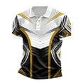 thumbnail image 5 of COSFO Graphic Polo Shirts for Men Performance Short Sleeve Tops Casual Moisture Wicking Collared Pullover Classic Fit Mens Graphic Tees, 5 of 5