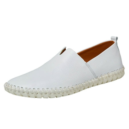 XDDST Mens Slip On Shoes Casual Men s Slip On Loafers Fashion Breathable Flat Loafers Comfortable Slip Soft Sole Walking Driving Shoes