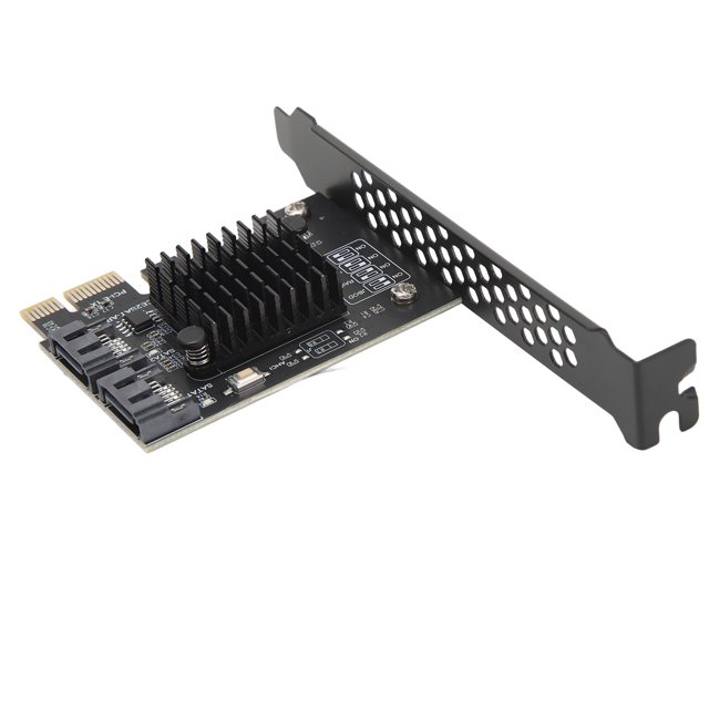 PCIE SATAIII Carte Contrôleur de RAID, 2 Ports Support Multifonction Haute Vitesse Support de Reconstruction Automatique PCIE vers SATA3.0 Carte d'Extension pour PC