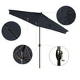 thumbnail image 2 of Havenside Home North Bend 9-foot Round Auto-tilt, Bronze Finish, Sunbrella Patio Umbrella by  Spectrum Indigo, 2 of 5