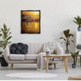 thumbnail image 2 of Stupell Industries Happiness Comes In Waves Phrase Graphic Art Jet Black Floating Framed Canvas Print Wall Art, Design by K. Kaufman, 2 of 6