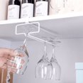 thumbnail image 3 of Estante de drenaje para copas de vino tinto, gabinete de hierro forjado, estante de almacenamiento para copas, soporte para copas, soporte para colgar copas de vino, 3 of 5