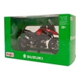thumbnail image 3 of Motocicleta Maisto Suzuki Escala 1:12 Negro con Rojo, 3 of 4