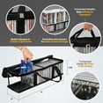 thumbnail image 3 of Made Easy Kit CD Media Storage Bag Case - Clear See Though PVC Organizer With Triple-Stitched Handles and Dividers - Stackable, Space-Saving, Fits 50 CDs (Black, 2 Bags), 3 of 6
