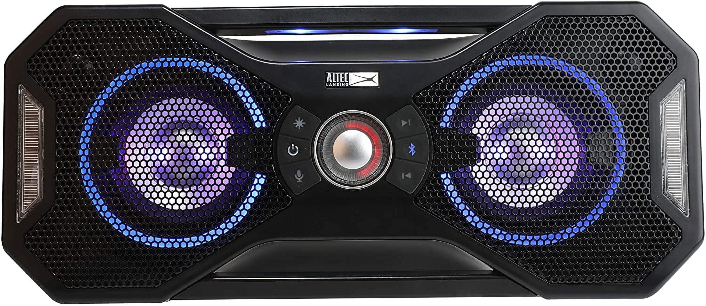 Altec Lansing Mix2.0 Portable Bluetooth Speaker with LED Lighting