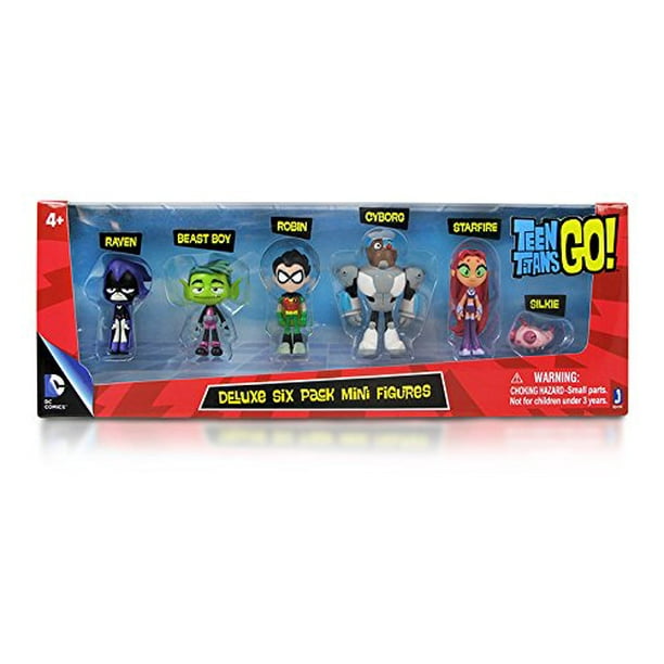 Teen Titans Go Teen Titans Action Figure (6-Pack), 2