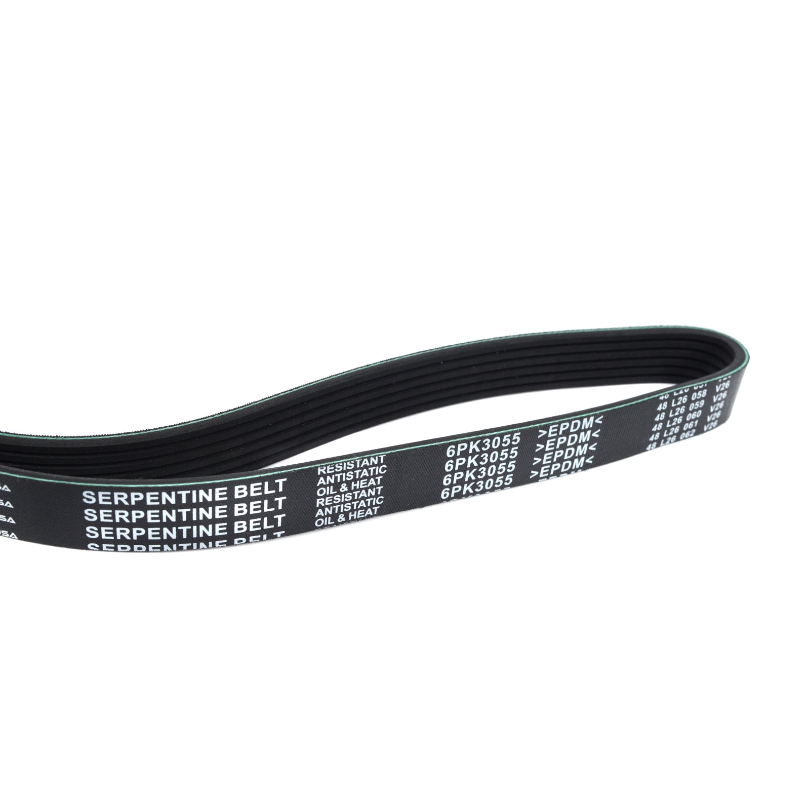 MOCA AUTOPARTS 6PK3055 EPDM Serpentine Belt Fit for 98-00 MOCA AUTOPARTS 6PK3055 EPDM Serpentine Belt Fit for 98-00