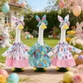 thumbnail image 2 of Toyeng 23 inch Easter Porch Clothing - Egg Print Outfits for Outdoor Patio Yard Holiday Decorations Porch Easter Goose Clothing Decoration B 44*29*23 cm, 2 of 7
