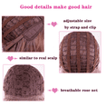 thumbnail image 4 of Peluca Rosa y Cafe Beige Ondulada Sin Fleco Fibra Mate multicolor Unitalla Lymalimoon SHN-MC_RosaBeige, 4 of 4