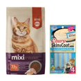 thumbnail image 1 of Mixi Prime 3 Kg + Churu Skin&Coat Atún y Vieira Snack 4 tubos de 14g, 1 of 3