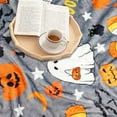 thumbnail image 4 of Fall Halloween Blanket Halloween Throw Blankets and Throws Fall Pumpkin Throw Blanket Super Soft Cozy and Plush for Couch and Chair(50" x 60"), 4 of 7