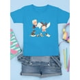 thumbnail image 3 of Kids Playing With Pillows T-Shirt Juniors -Image by Shutterstock,  x-Small, 3 of 4