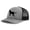 Heather Grey Black, variant on Richardson Trucker Hat Black Labrador Retriever Lab Embroidery Polyester Baseball Cap Snapback Heather Grey Black Design Only