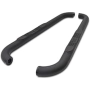 TAC Side Steps Running Boards Compatible with 2007-2018 Jeep Wrangler JK 2 Door SUV 3 Texture Black Side Bars Nerf Bars Off Road Accessories