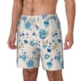 thumbnail image 2 of Balery Rose Flowers Mens Swim Trunks Swim Shorts for Men Quick Dry Inseam Beach Shorts with Compression Liner Pocket-X-Large, 2 of 9
