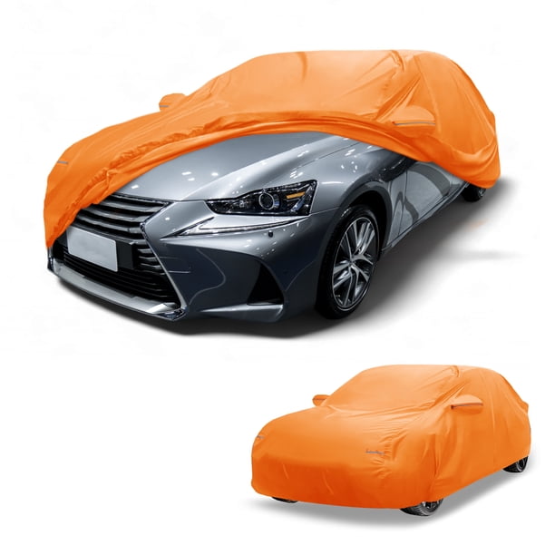 Funda de coche impermeable Unique Bargains para Lexus IS con franjas reflectantes