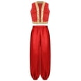 thumbnail image 1 of Miaeowve Gilet Sans Manches Ouvert devant pour Enfants Filles Garçons Tenues de Fête d'Halloween Rouge 10, 1 of 7