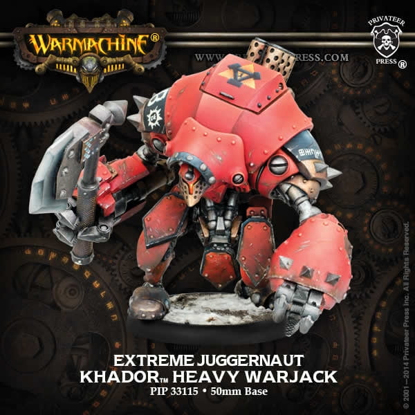 Extreme Juggernaught Warjack Khador Warmachine Miniatures Game