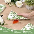 thumbnail image 4 of 100PCS Eucalyptus Leaves Napkins, 3 Ply Disposable Hand Towels for Bathroom, Eucalyptus Leaf Guest Paper Napkins Dinner Napkins for Spring Wedding Baby Shower Bridal Shower Birthday Tea Party, 4 of 9