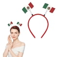 thumbnail image 1 of Yanonmyfd Argentina Flag Headbands Football Fan Flags Headbands Soccer Sports Events Hairbands World Cup Party Hair Accessory for Women Flag Decorations for Sports Party, 1 of 11