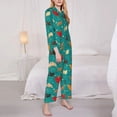 thumbnail image 3 of Hirioo Cute Hens And Rooster for Women's Pajama Sets 2 Piece Pjs Women's Long-Sleeved Pajama Set Button Down Sleepwear,S-XXL-Medium, 3 of 7