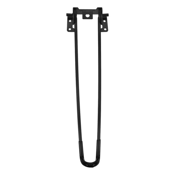 TEHAUX Patas Metálicas Dobles Plegables Para Mesas Auxiliares En Acabado Negro Resistente