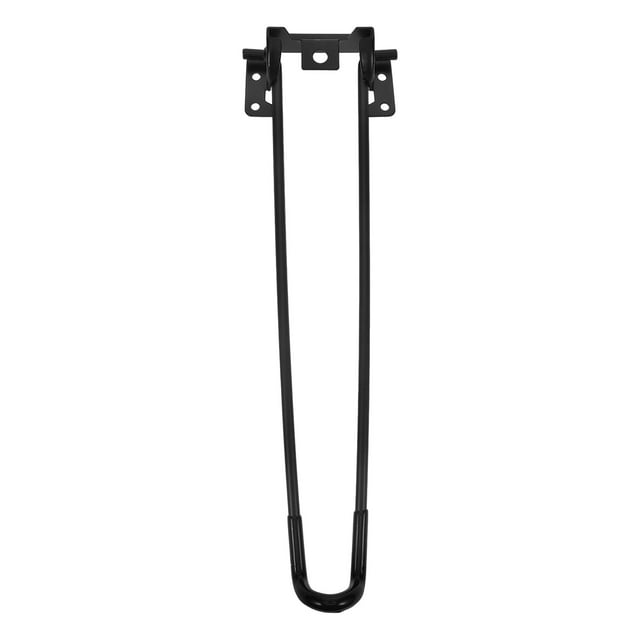 TEHAUX Patas Metálicas Dobles Plegables Para Mesas Auxiliares En Acabado Negro Resistente