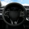 thumbnail image 4 of Car Silicone Leather Steering Wheel Cover Ultra Thin Ice Feel Anti Universal for Round & D Shaped Wheels, 4 of 5