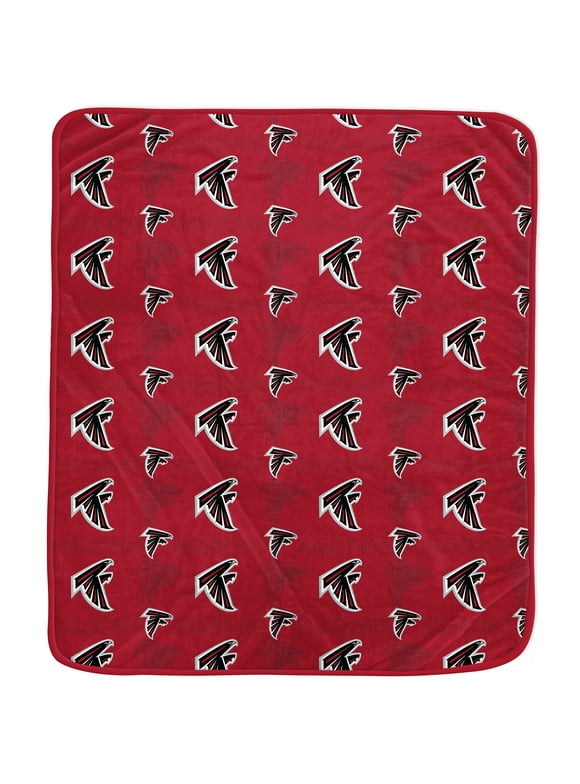 Atlanta Falcons 50" x 60" Repeat Tonal Logo Flannel Fleece Blanket