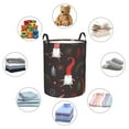thumbnail image 6 of Fotbe Laundry Hamper With Durable Leather Laundry Basket Cute Christmas Gnomes Thickened Waterproof Round Collapsible Laundry Hamper, Dirty Clothes Laundry Basket, 6 of 8