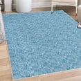 thumbnail image 1 of Vintage Decorative Rug, Lace Pattern Backdrop with Floral Composition Victorian Inspirations Wedding, Quality Carpet for Bedroom Dorm and Living Room, 6 Sizes, Sky Blue, by Ambesonne, 1 of 1