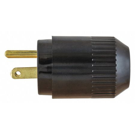Hubbell Blade - HUBBELL WIRING DEVICE-KELLEMS Blade Plug,Blk,0.245