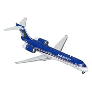 Boeing 717-200 Commercial Aircraft Midwest Airlines (N920ME) Blue and White 1/400 Diecast Model Airplane by GeminiJets