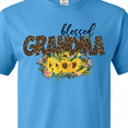 thumbnail image 4 of Inktastic Blessed Grandma Sunflowers and Leopard Print T-Shirt, 4 of 5