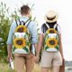thumbnail image 4 of Balery Sunflowers (2) Mochila Clásica Impresa Básica para Viaje, Mochila Escolar Resistente al Agua, Mochila de Lona con Correas Ajustables-Medium, 4 of 5