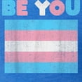 thumbnail image 3 of CafePress - Be You Transgender Flag LGBTQ Pride Month Vintage Men's Football T Shirt - Mens Football Shirt, 3 of 4