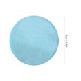 thumbnail image 2 of Unique Bargains 1 Pc Portable Circular Makeup Mirror for Vacation Travel Sky Blue Plastic Glass, 2 of 5