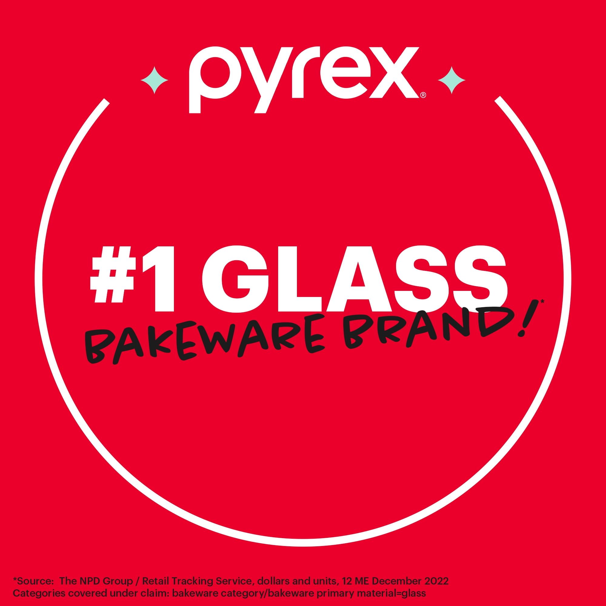 Pyrex 4 Piece Glass Measuring Cup Set, Includes 1-Cup, 2-Cup, 4-Cup, and 8- Cup Tempered Glass Liquid Measuring Cups, Dishwasher, Freezer, Microwave,  and Preheat…